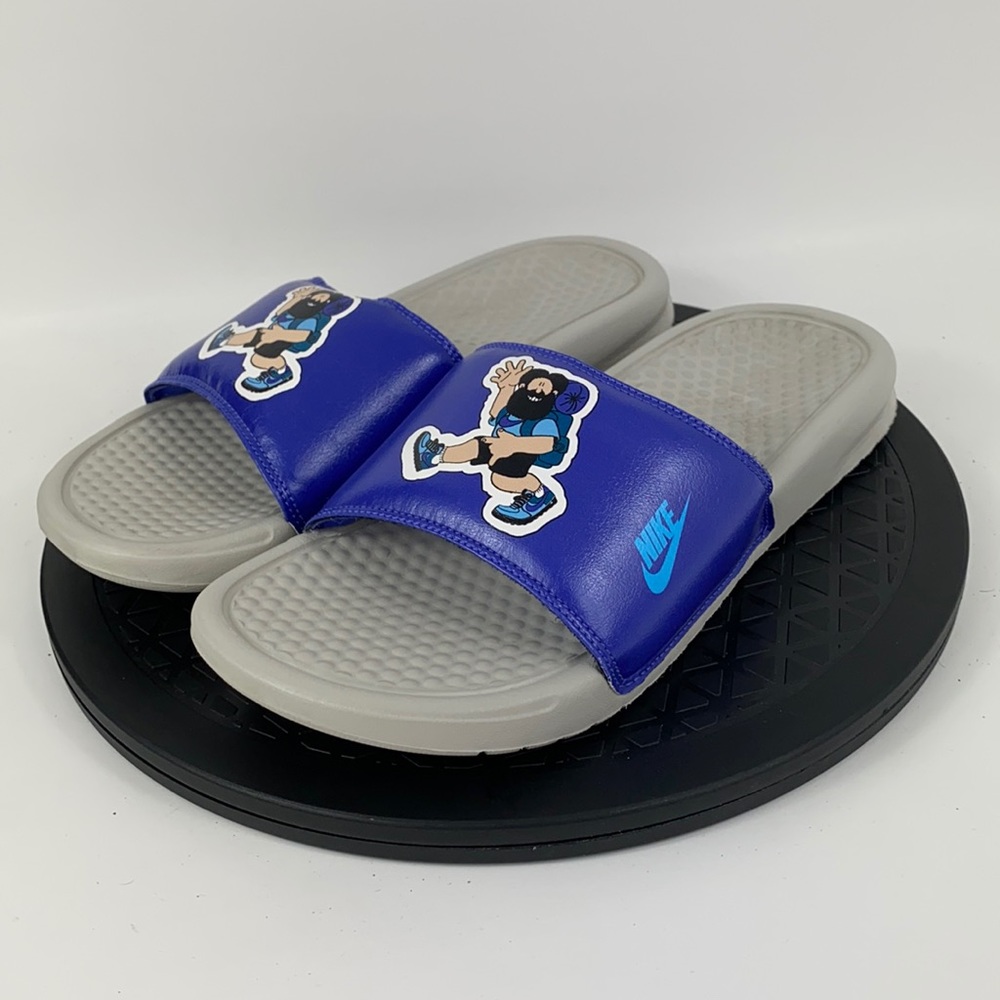 Nike Benassi JDI Print ACG 'Hike Man' Slide Sandals 631261-038 Men's Size 7